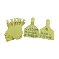 One Piece RFID Animal Ear Tag For Cattle , Personalized Cattle Tags ETP-04