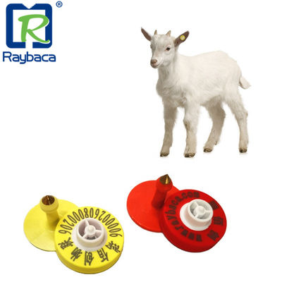 TPU EM4305 Livestock Ear Tags RFID For Animals Management